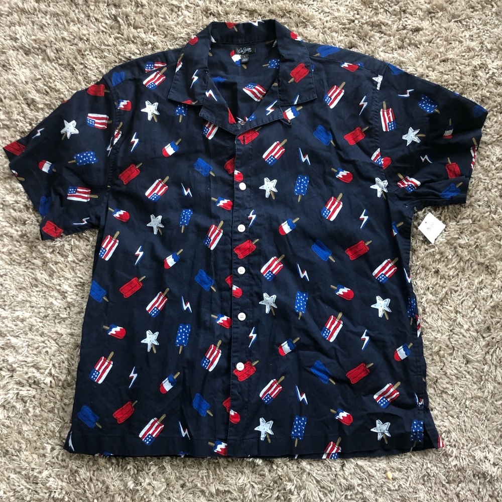 NWT City Streets Novelty Shirt, Sz L
